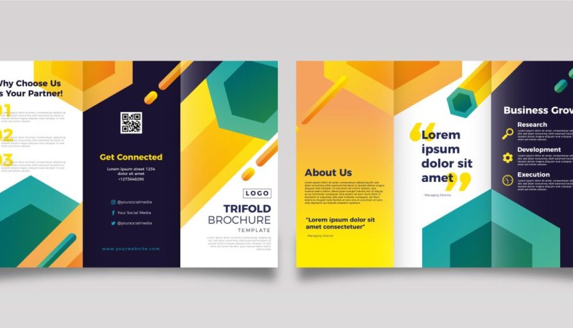 Desain brosur Tegal untuk promosi bisnis