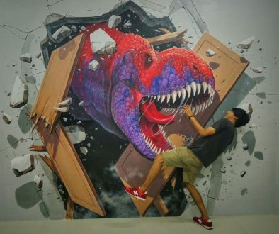 Mural 3D Trick Art