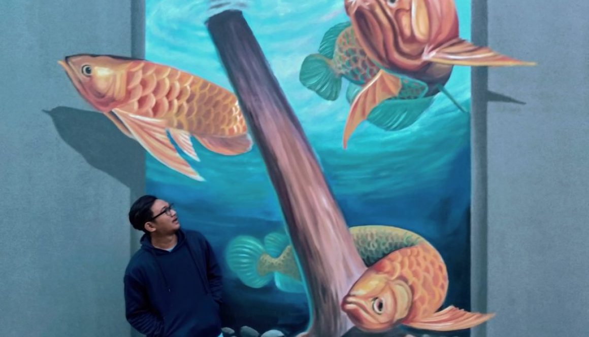 Jasa Mural 3D Trick Art Profesional Banten