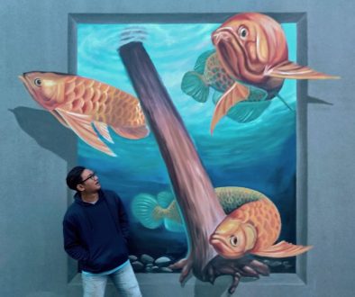 Jasa Mural 3D Trick Art Profesional Banten